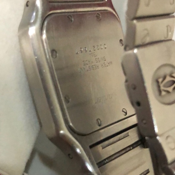 💯 AUTHENTIC CARTIER SANTOS UNISEX 31MM - Picture 6 of 8